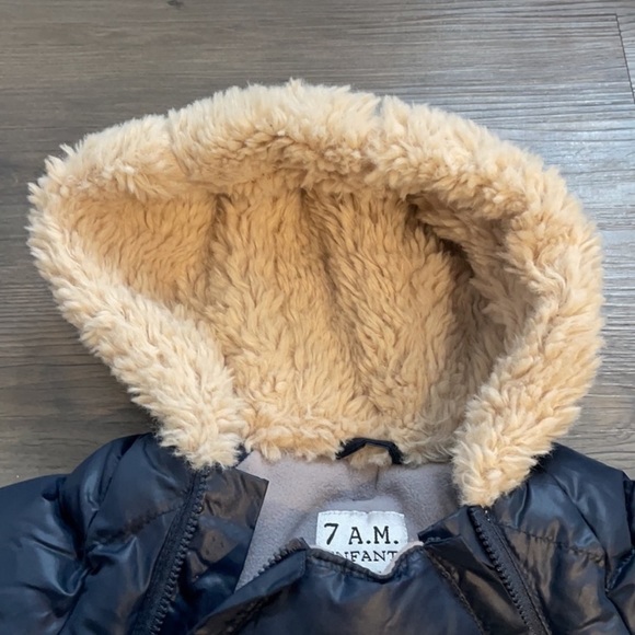 7 A.M Enfant Doufoune - winter bunting 6-12 months  NWOT - Picture 3 of 6